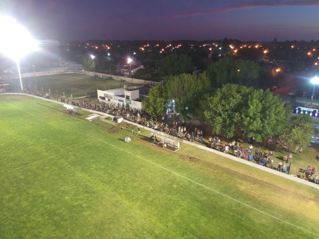 Inauguración de riego e iluminación del estadio Manuel A. Nieto, CAP