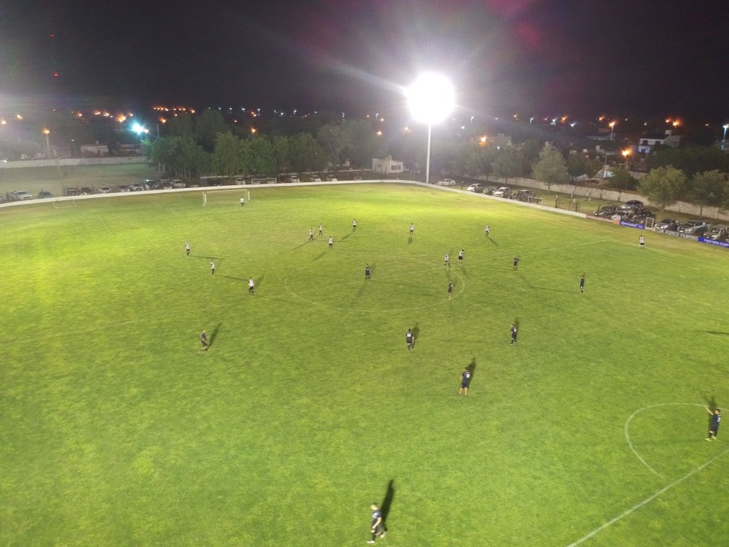 Inauguración de riego e iluminación del estadio Manuel A. Nieto, CAP